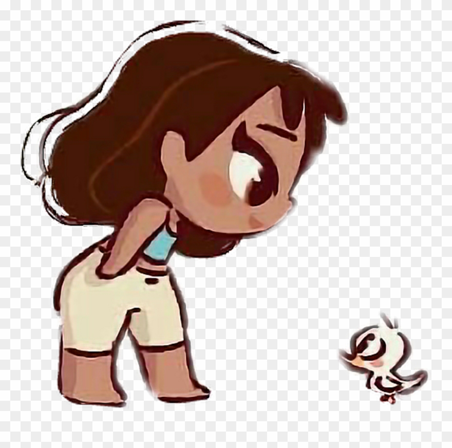 Moana Sticker - Lilo And Stitch Cute Drawing Disney Clipart