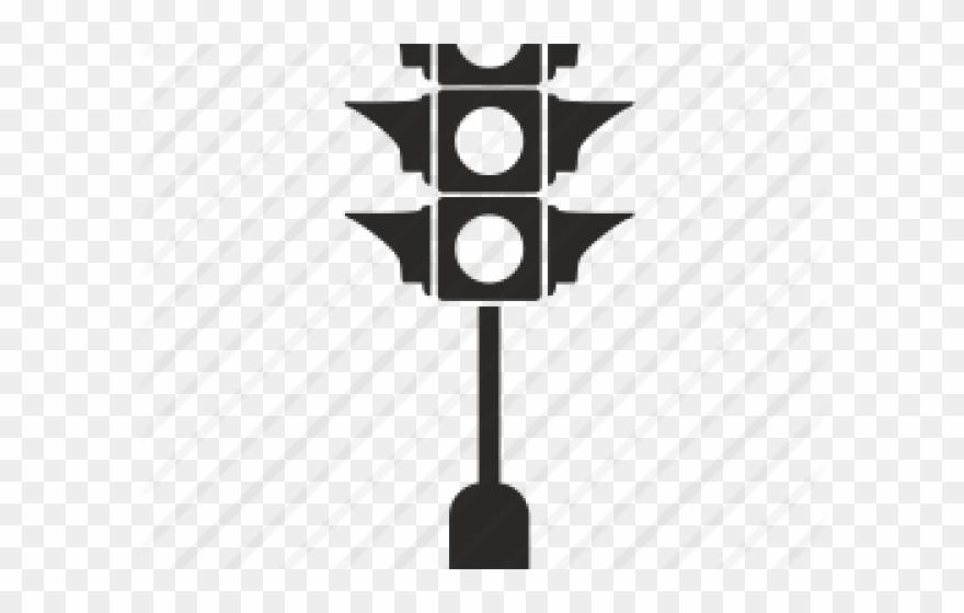 Traffic Light Clipart Pole - Traffic Light - Png Download
