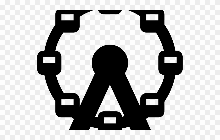 Ferris Wheel Clipart Tumblr Transparent - Ferris Wheel Icon Transparent - Png Download