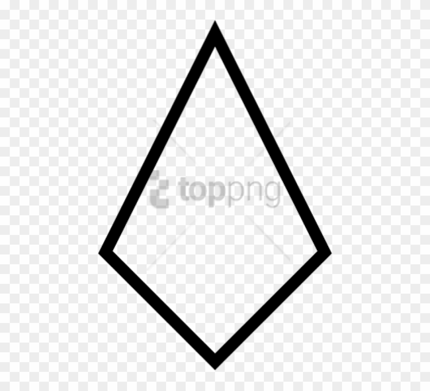 Free Png Kiteoutline - Kite Shape Clip Art Transparent Png