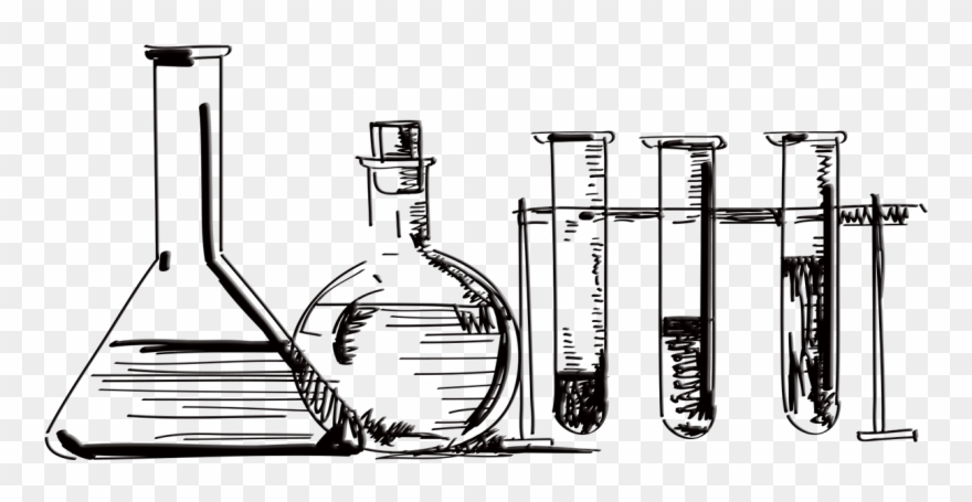 Drawn Bottle Lab Bottle - Science Biology Clipart