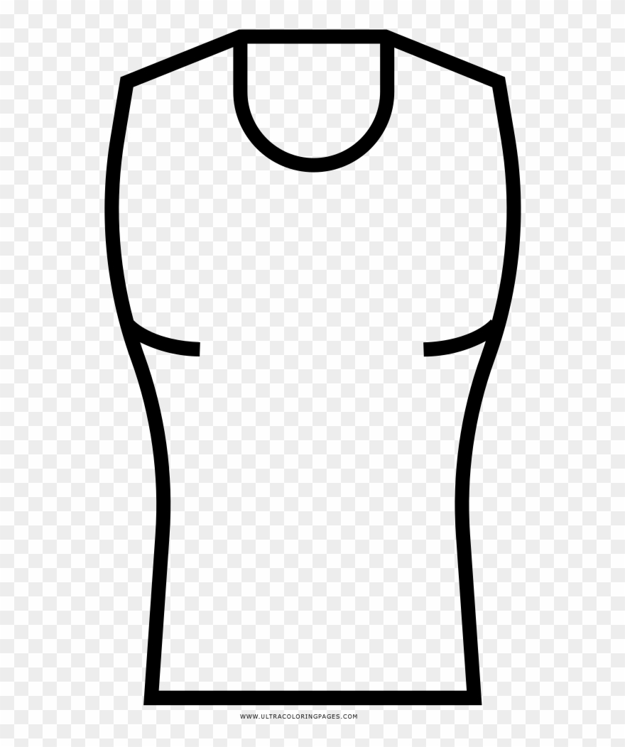 Sweater Vest Coloring Page Clipart