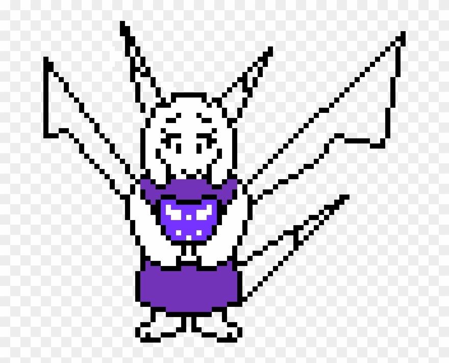 Undertale Toriel Pixel Art , Png Download - Undertale Toriel Overworld Sprite Clipart