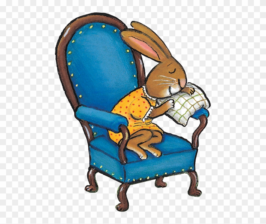 Rabbit's Nap - Illustration Clipart