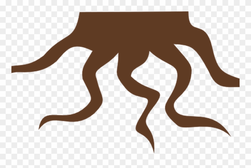 Roots Clip Art At Clkercom Vector Clip Art Online - Illustration - Png Download