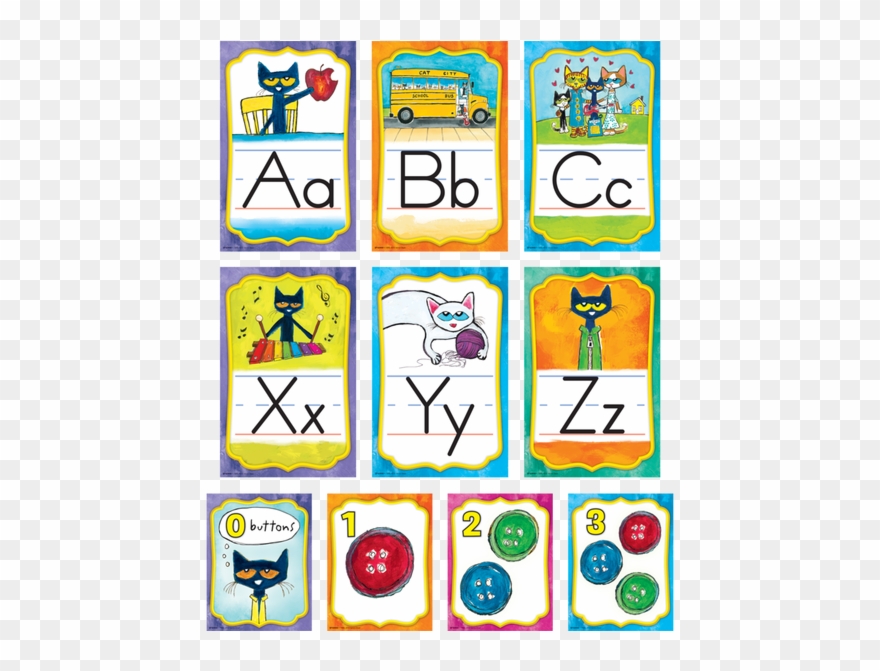 Pete The Cat Alphabet Bulletin Board - Teacher Created Resources Pete The Cat Alphabet Bulletin Clipart