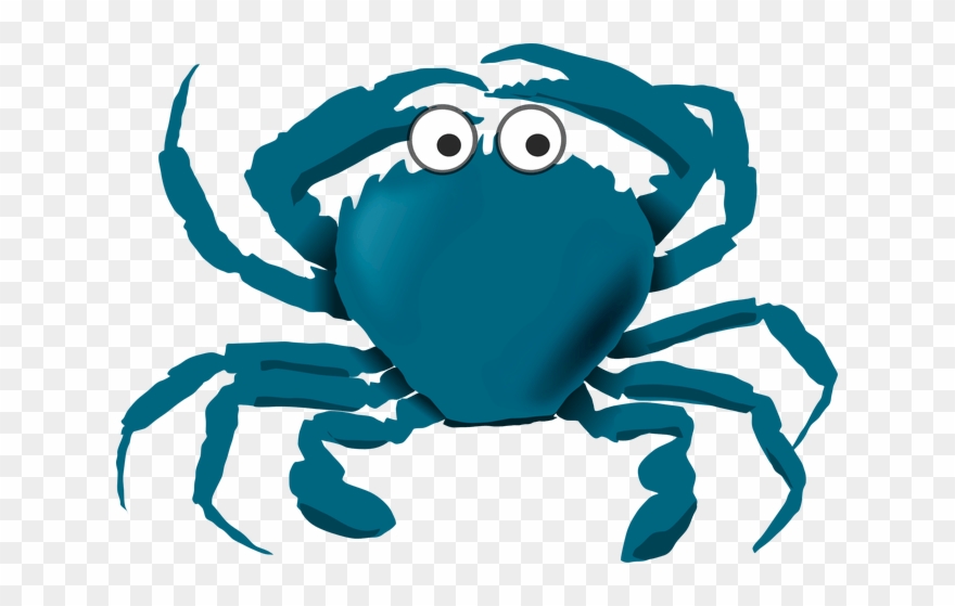Cartoon Blue Crab Images Stickers Zazzle Ⓒ - Blue Crab Clipart - Png Download