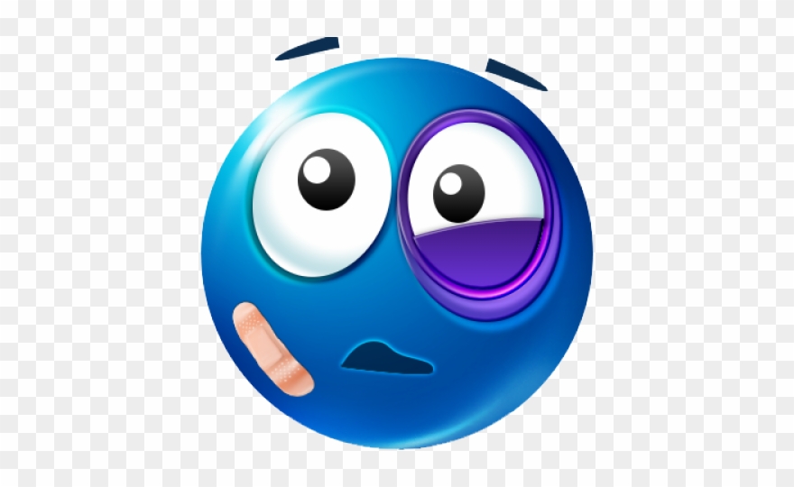 Blue Eyes Clipart Emoji Eye - Black Eye Emoji - Png Download