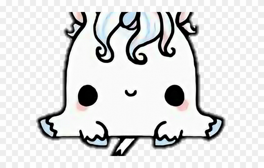 Potato Clipart Unicorn - Unicorn Cute Drawings Kawaii - Png Download