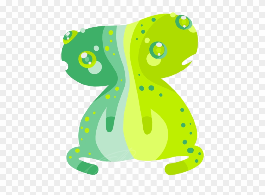 Frog Lesbian Monster - Illustration Clipart