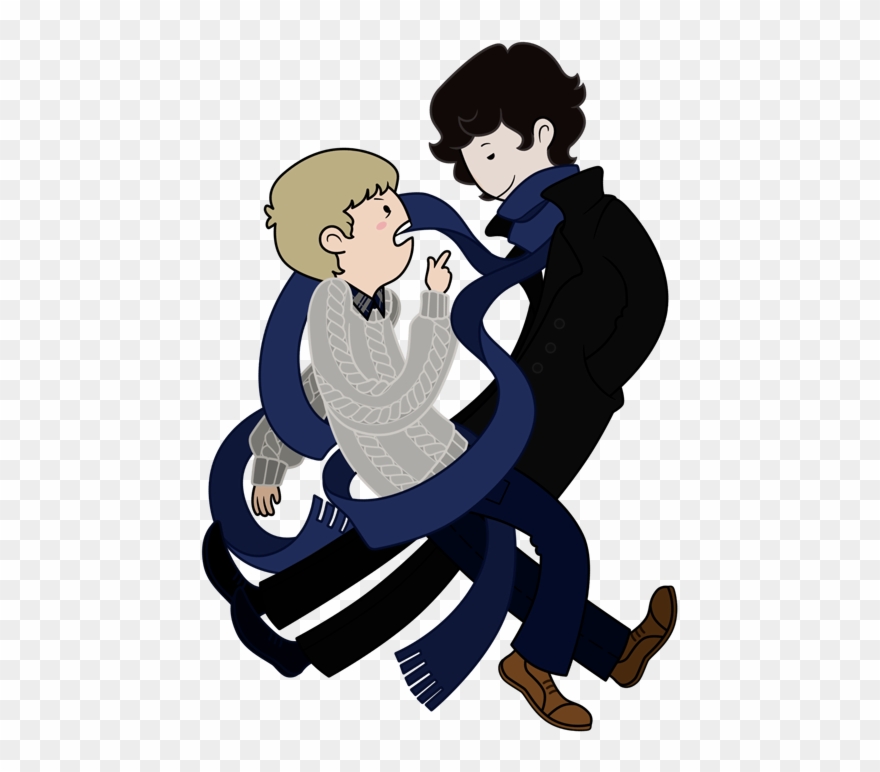 Bbc's Sherlock & Watsondrawn Adventure Time Style [x-post - Sherlock And Watson Draw Clipart