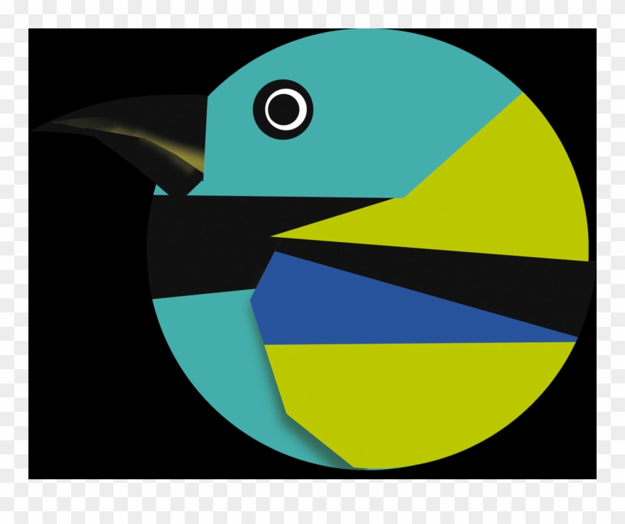 Green And Gold Tangara - Circle Clipart