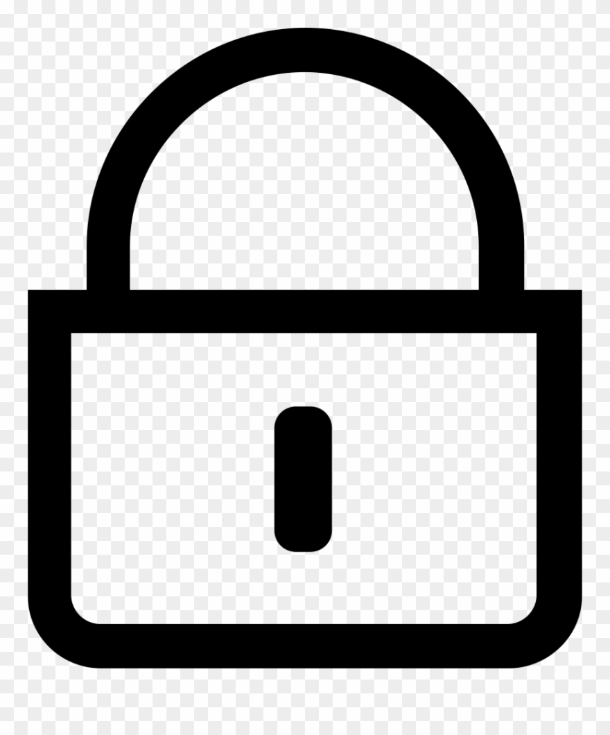 Png File Svg - Lock Line Icon Png Clipart