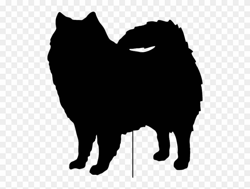 American Eskimo Dog Garden Stake Dog Garden, Garden - Companion Dog Clipart