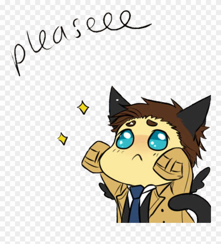 #cass #castiel #chibi #cute #supernatural #sweet - Cartoon Clipart