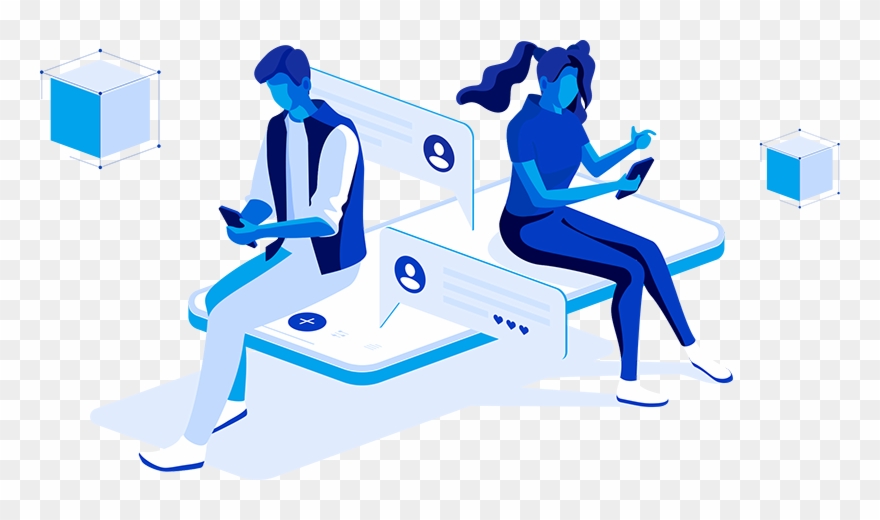 World 3d Chat Rooms With Your Phone Clipart