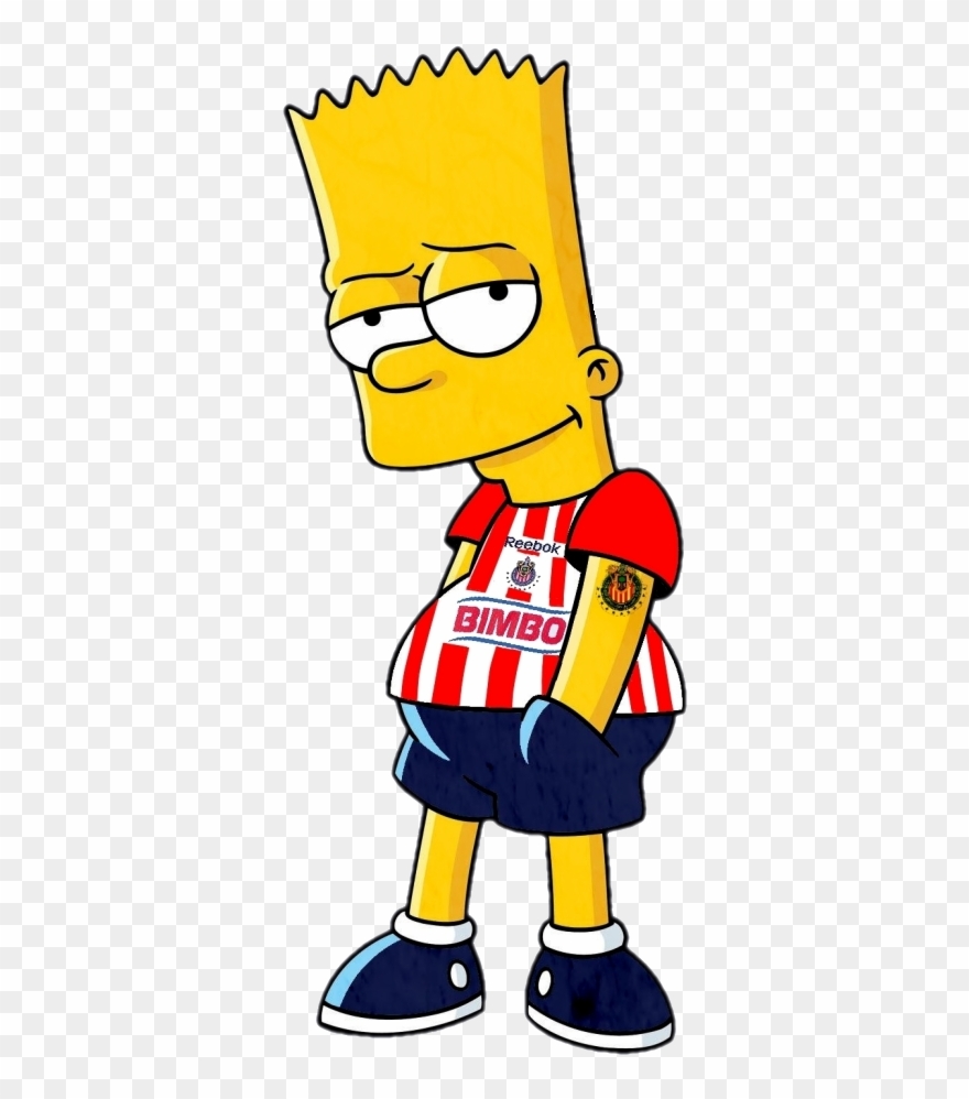 Bart Simpson The North Face , Png Download - Supreme Bart Simpson S Clipart