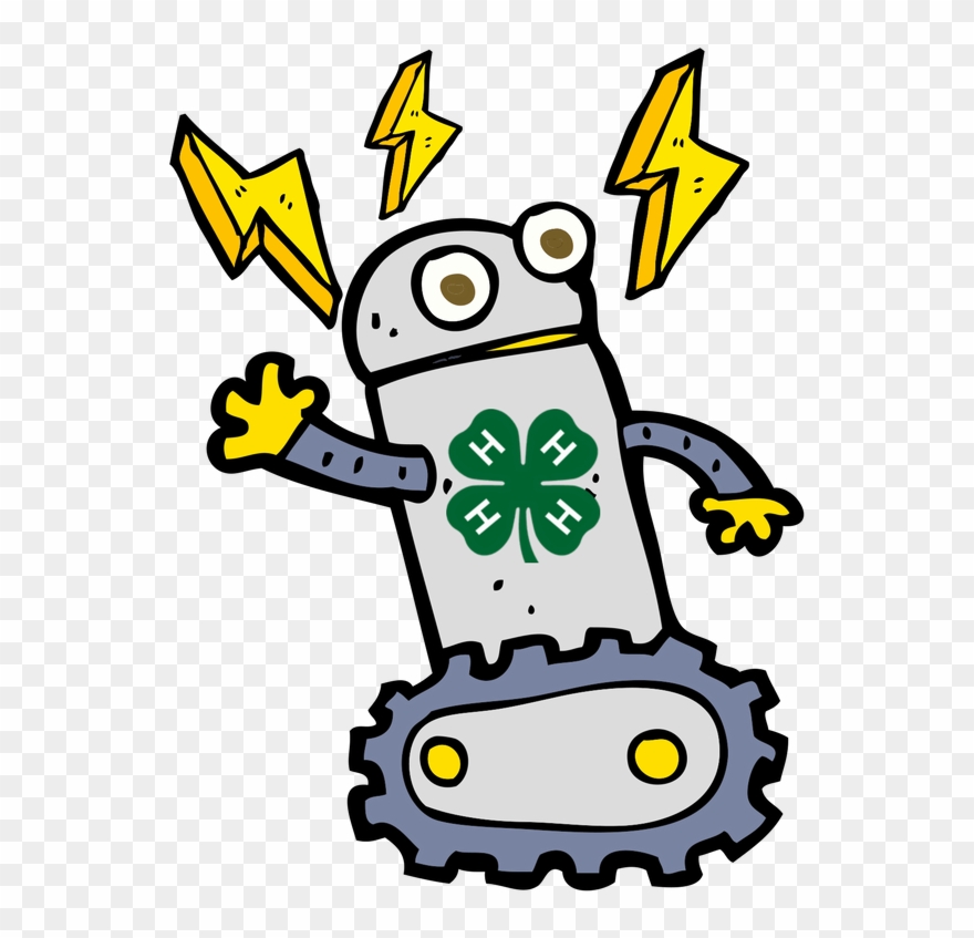 Robotics - Crazy Robot Clipart