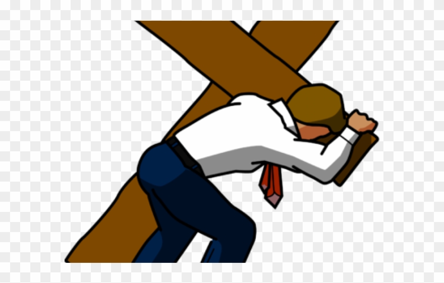 Cross Clipart Person - Carry The Cross - Png Download