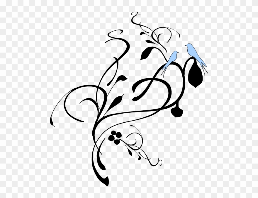 Drawings Of Beautiful Love Birds Clipart