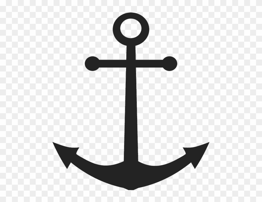 Anchors Away Rubber Stamp - Gambar Simbol Jangkar Clipart