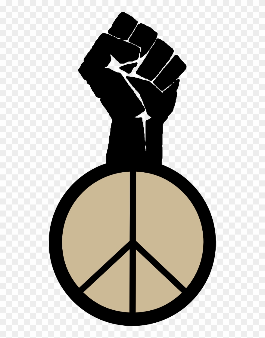 Occupy Wall Street Fight The Power Peace To The People - Symbols For Black Power Clipart