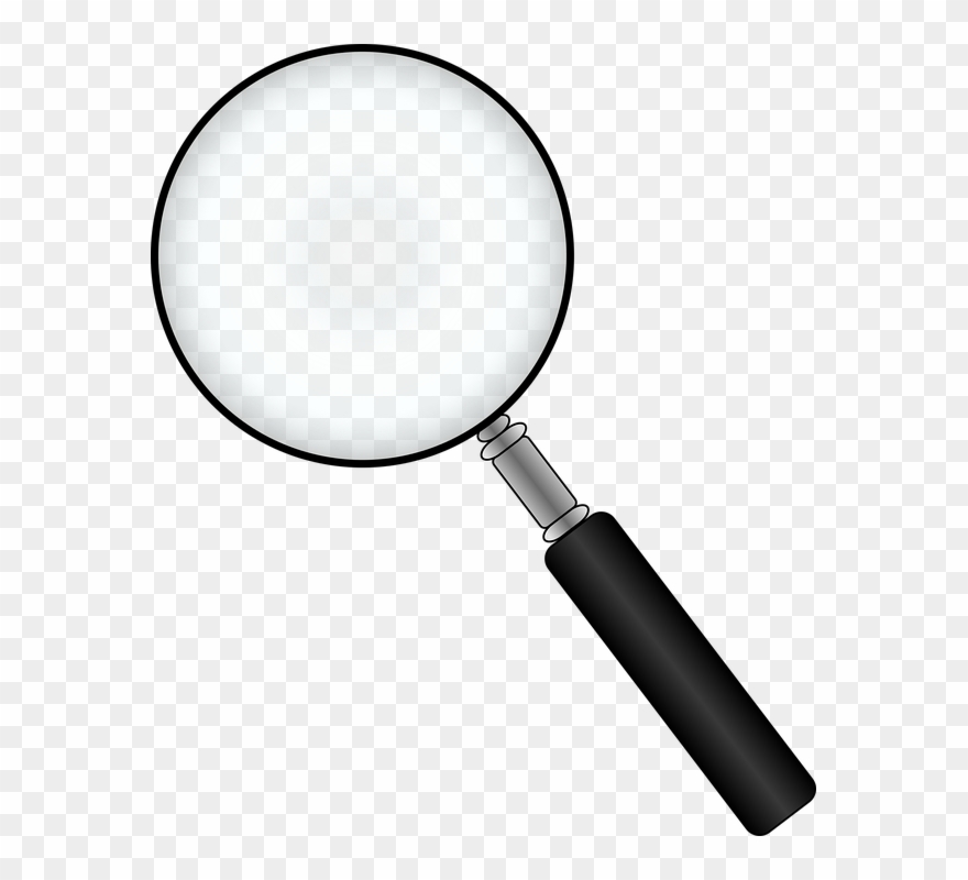 Clipart Of Glass, Investigate And Magnifying Glass - Clip Art - Png Download