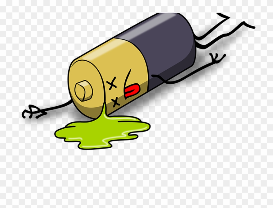There's A Good Reason We Keep Our Remote Controls High - Lithium Ion Battery Cartoon Clipart