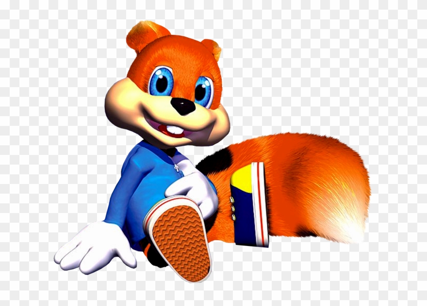 Conker The Squirrel - Conker Bad Fur Day Render Clipart