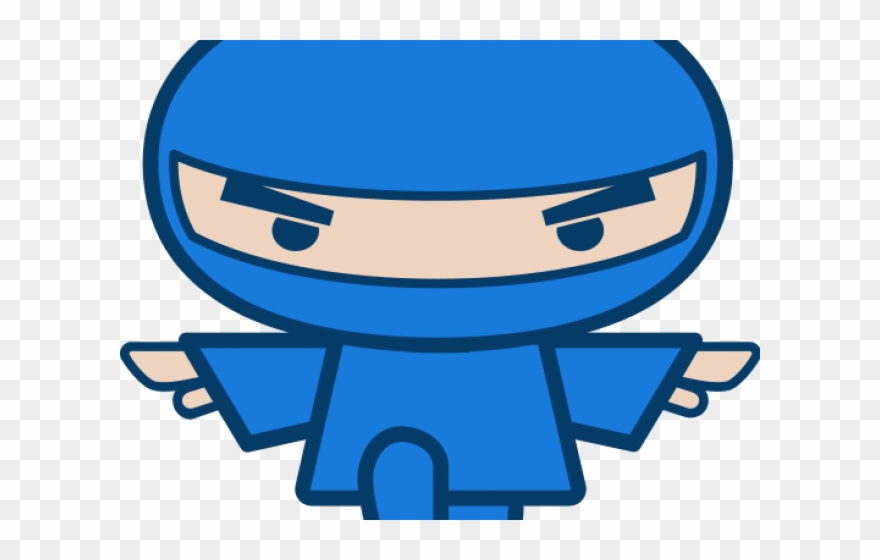 Ninja Clipart Blue Ninja - Png Download