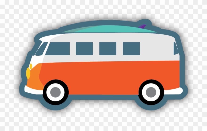 Surf Bus - Model Car Clipart