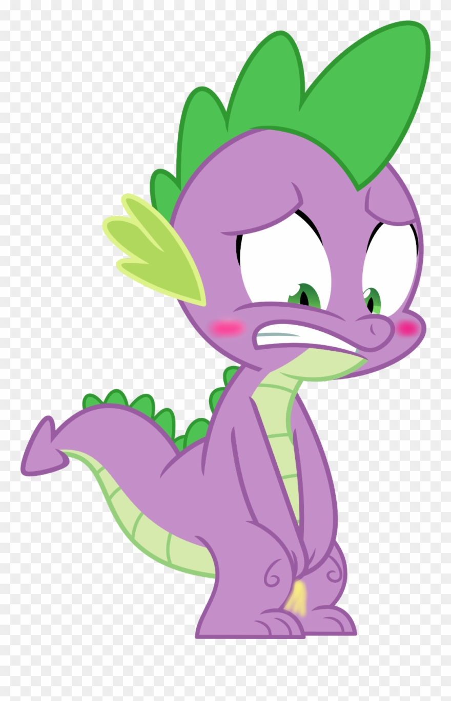 #spikethedragon #cute #embarrassed #wetting - Spike From My Little Pony Naked Clipart