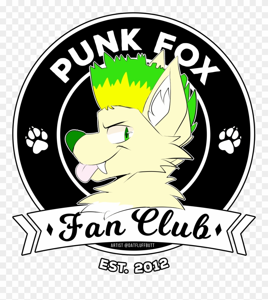 Punk Fox Fanclub Shirt - Xusho Wolf Clipart