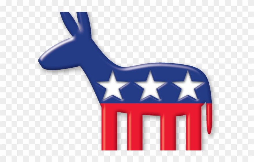 Politics Clipart Democratic Government - Democrat Donkey Transparent Background - Png Download