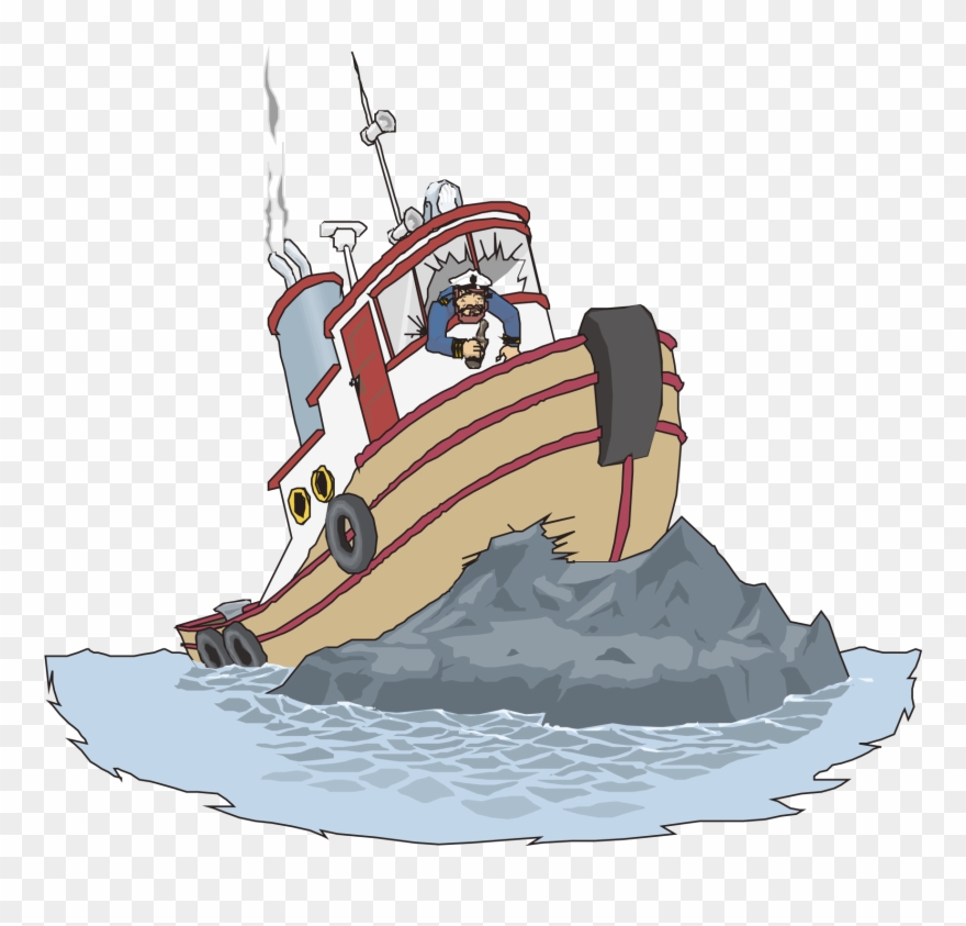 Tugboat Clipart Cruise - Barco De Pesca Dibujo - Png Download