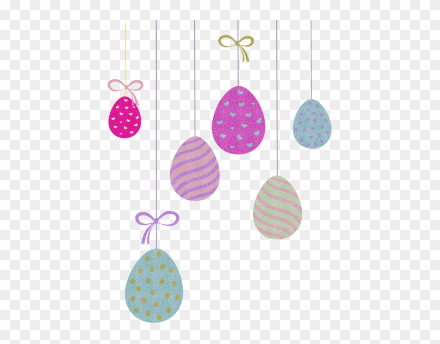 Hanging Easter Eggs, Easter, March, April Png And Psd - Hanging Easter Eggs Png Clipart