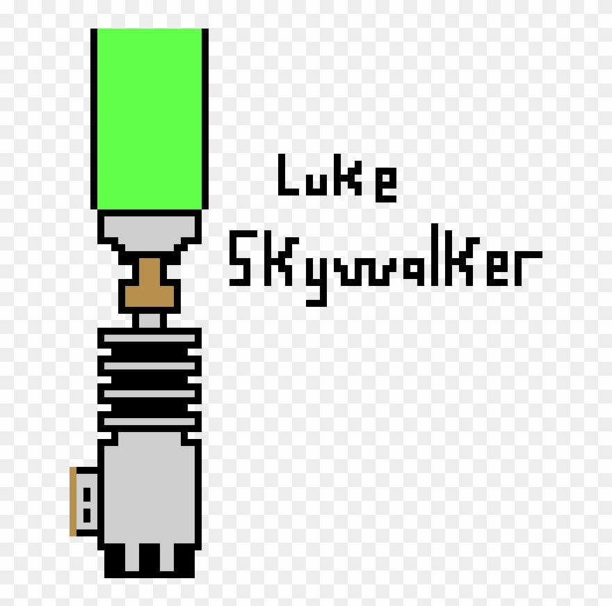 Luke Skywalker's Lightsaber Clipart