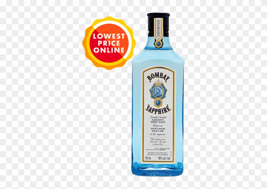 Bombay Sapphire 750ml - Bombay Sapphire London Dry Gin Clipart