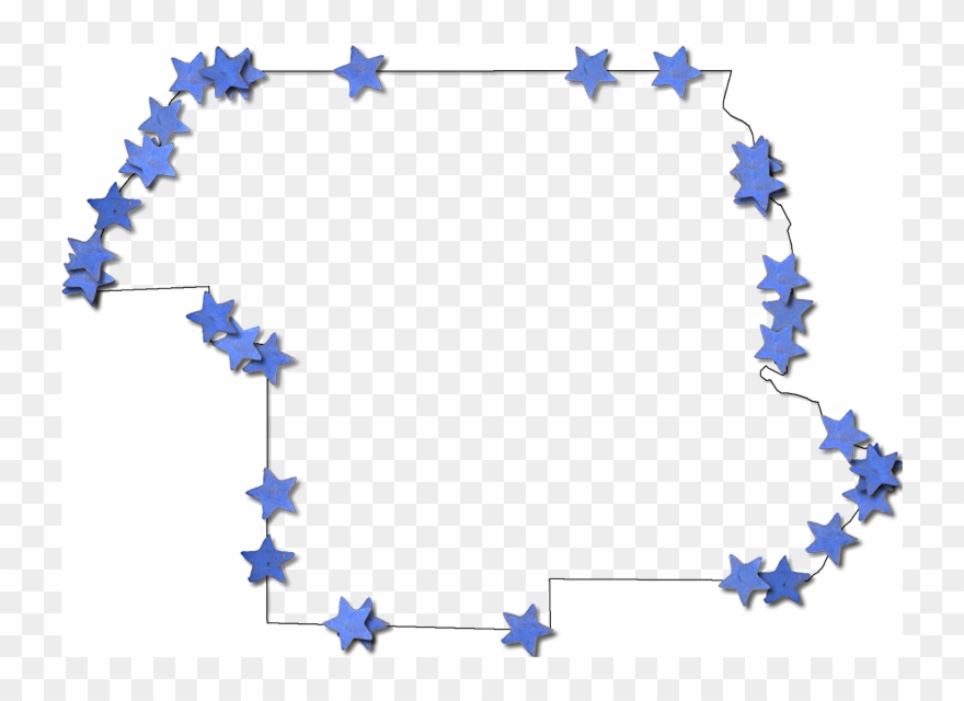 A Map Of Jackson With A Thin Black Outline, Inner Drop Clipart
