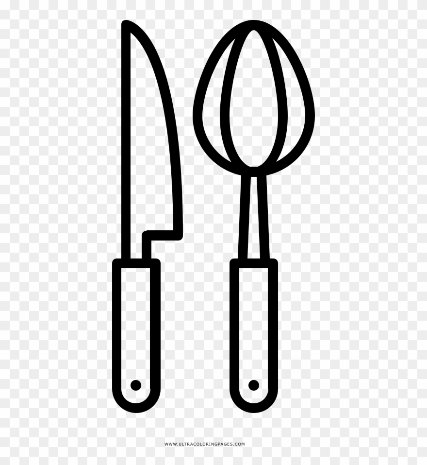 Cooking Utensils Coloring Page - Desenhos De Utensílios De Cozinha Para Colorir Clipart