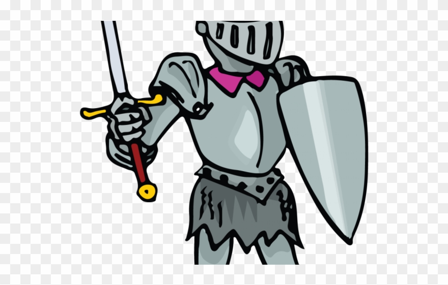 Knight Clipart Armored Knight - Knights Cartoon Clipart Transparent - Png Download