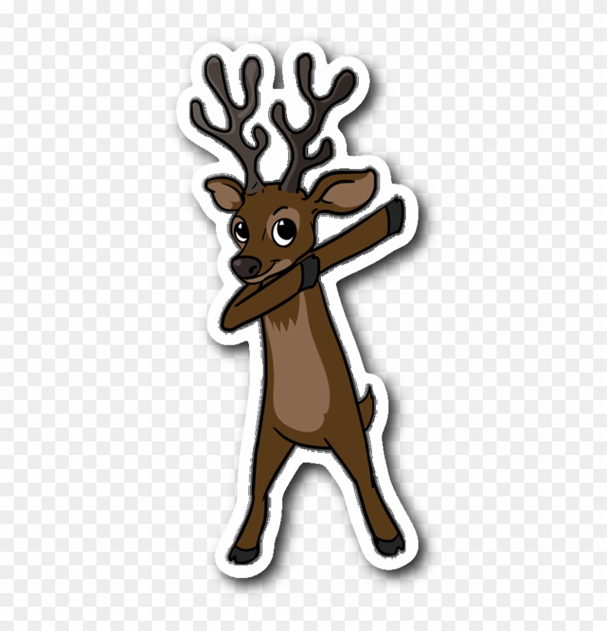 Deer Sticker For Car Bumper, Zoologist Gifts For Hunters Clipart