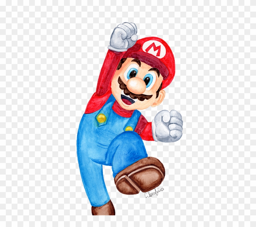 Bleed Area May Not Be Visible - Süper Mario Fan Art Clipart