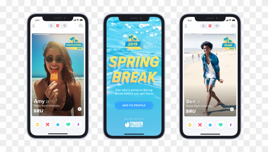 Goes Into Spring Break - Tinder Spring Break Mode Clipart