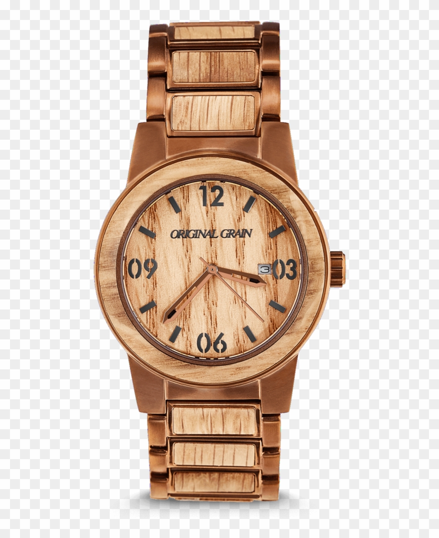 Whiskey Barrel 42mm By Original Grain - Original Grain Whiskey Barrel Watch Clipart