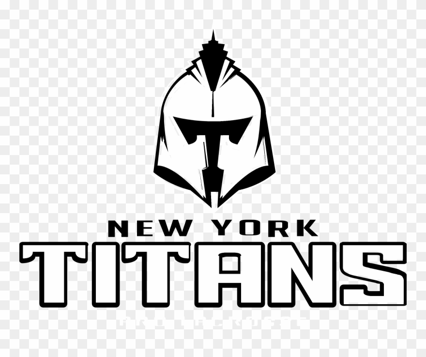 New York Titans Logo Black And White , Png Download Clipart