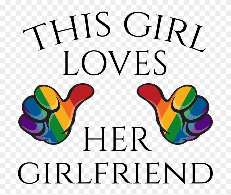 Live Loud Graphics - Girl Loves Her Girlfriend Clipart