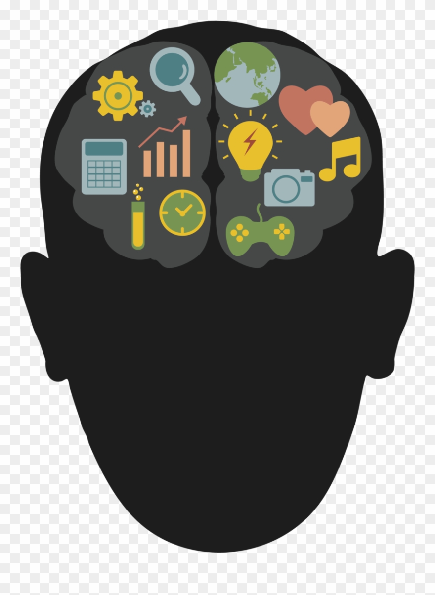 Adequate Vitamin D Levels Support Healthy Brain Function - Cabeça Cerebro Vetor Clipart