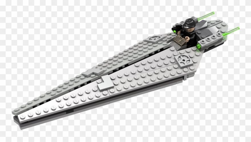 Lego Super Star Destroyer Transparent Background - Lego Star Wars Micro Ships Clipart