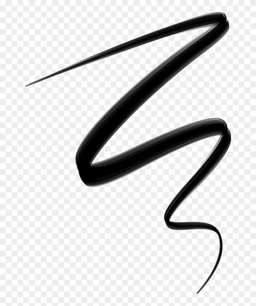 Black Ultra Fine Eyeliner Pen - Calligraphy Clipart